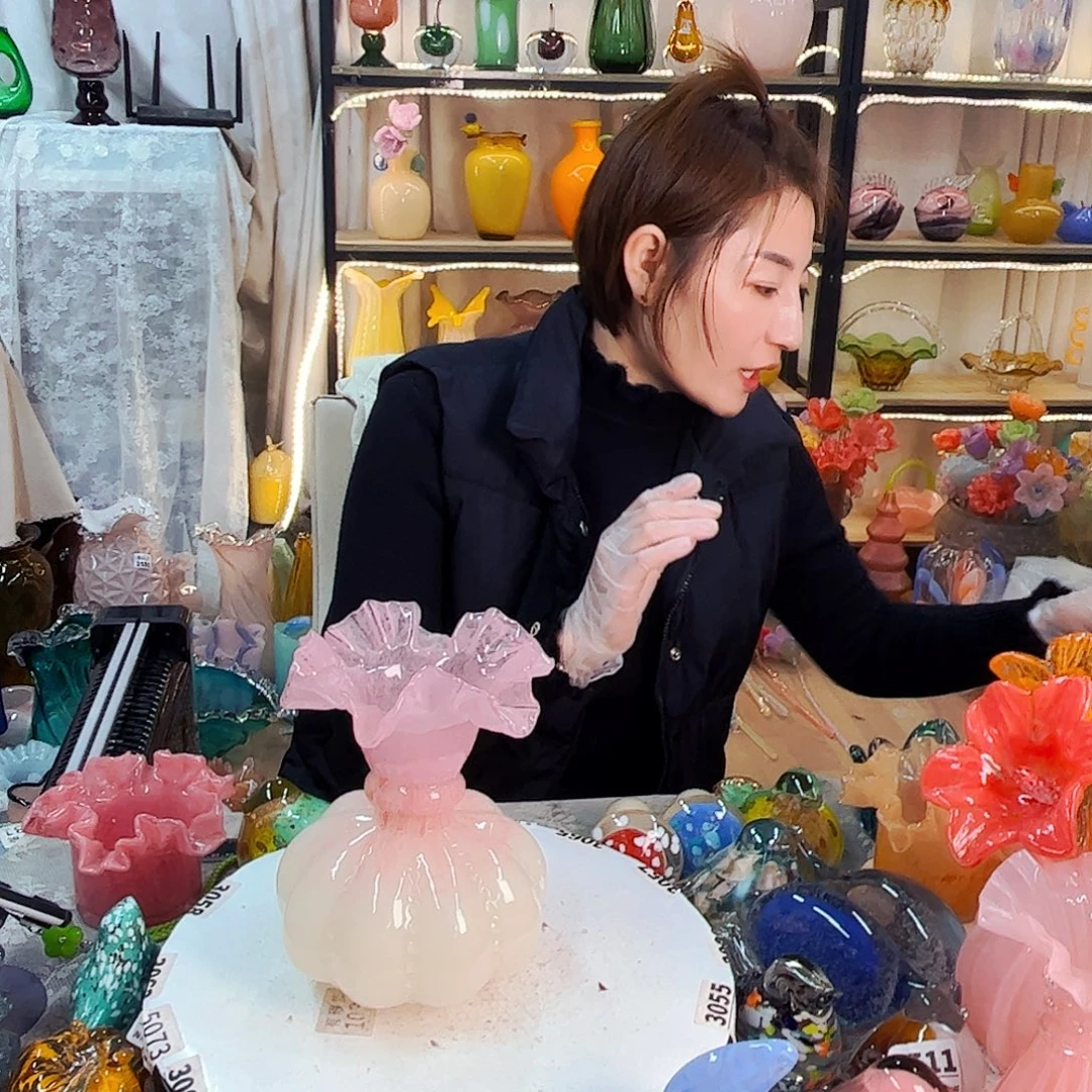 粉芬顿夜场福利家悦琉璃工艺品