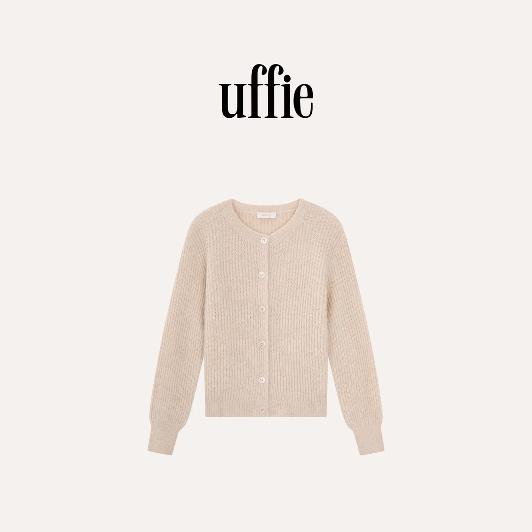 UFFIE于绘 幻彩马海针织开衫