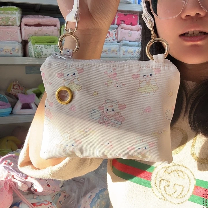 贴身袋带侧兜毛毛款