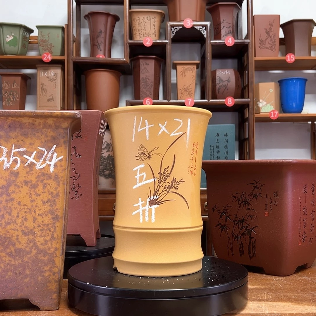 花盆紫砂五折周之夏精品紫砂花盆