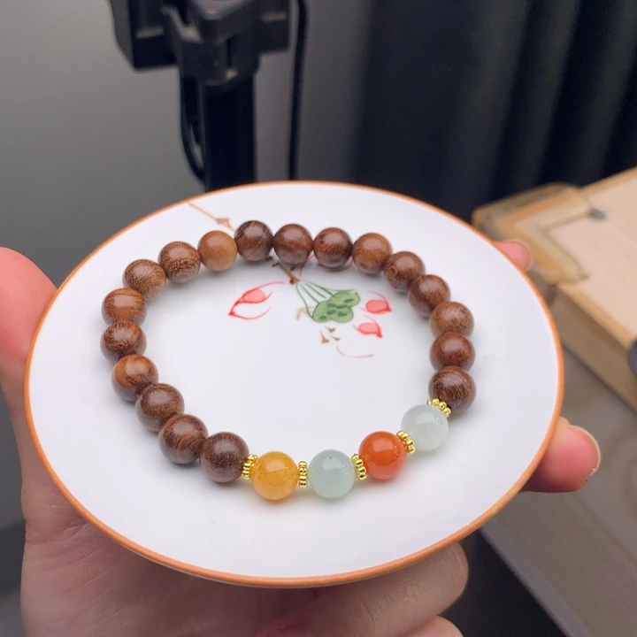 翡翠未镶嵌手链翡翠y1801 卡7.8