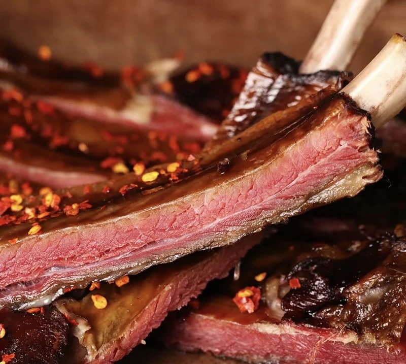 【四斤边排切条发货】直播福利腊排骨