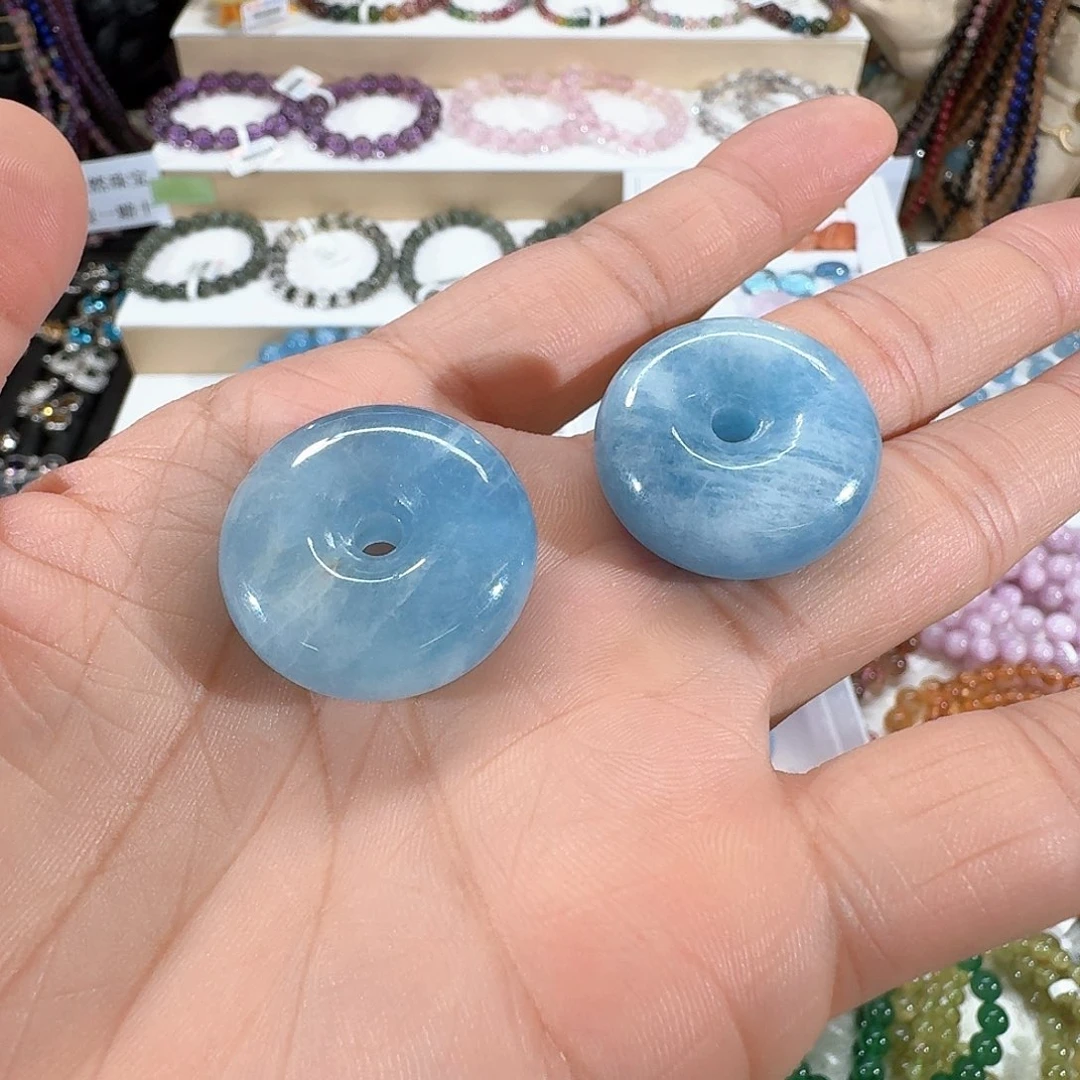 水晶手链未镶嵌九**)海蓝宝