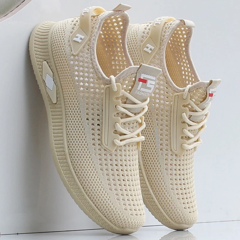 夏天男鞋内增高男士凉鞋镂空透气洞洞鞋软底防滑青少年跑步运动鞋