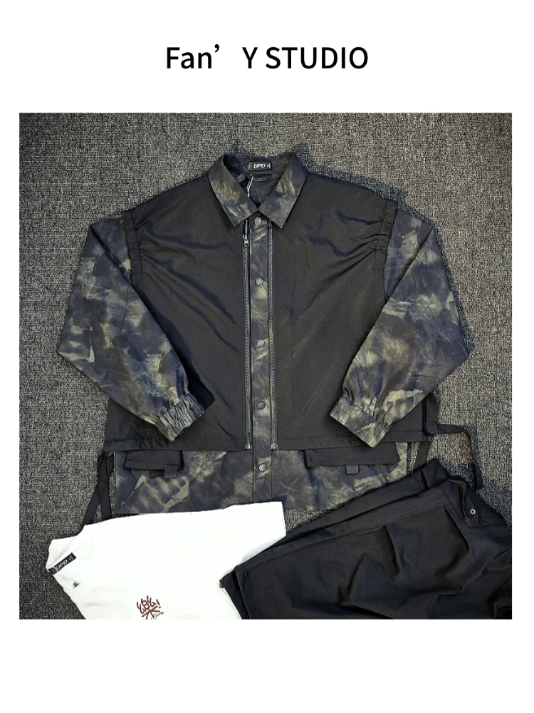 Fan’Y STUDIO 男士春秋真两件迷彩夹克外套时尚休闲 512014