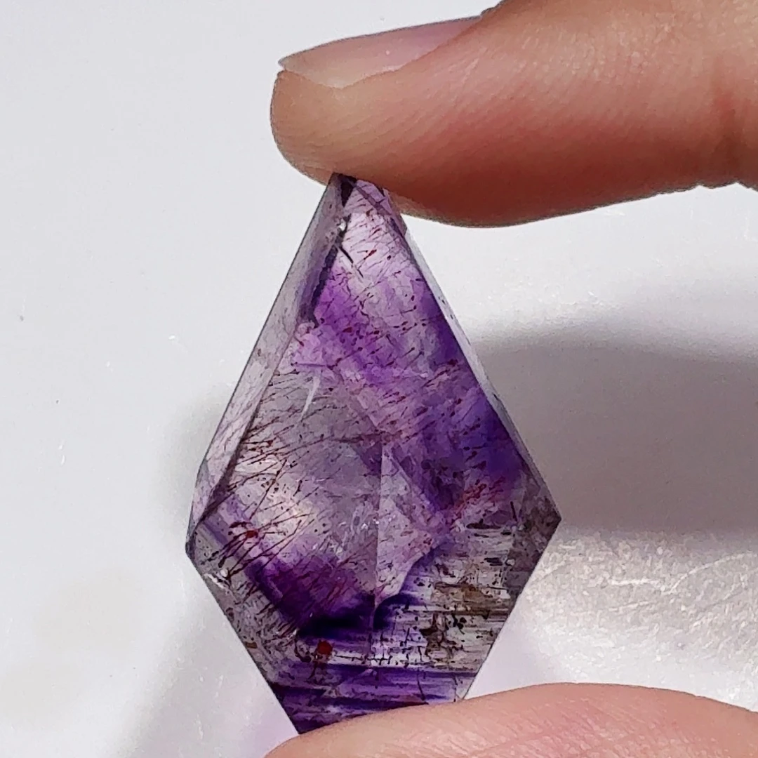 水晶未镶嵌珠宝半成品超七