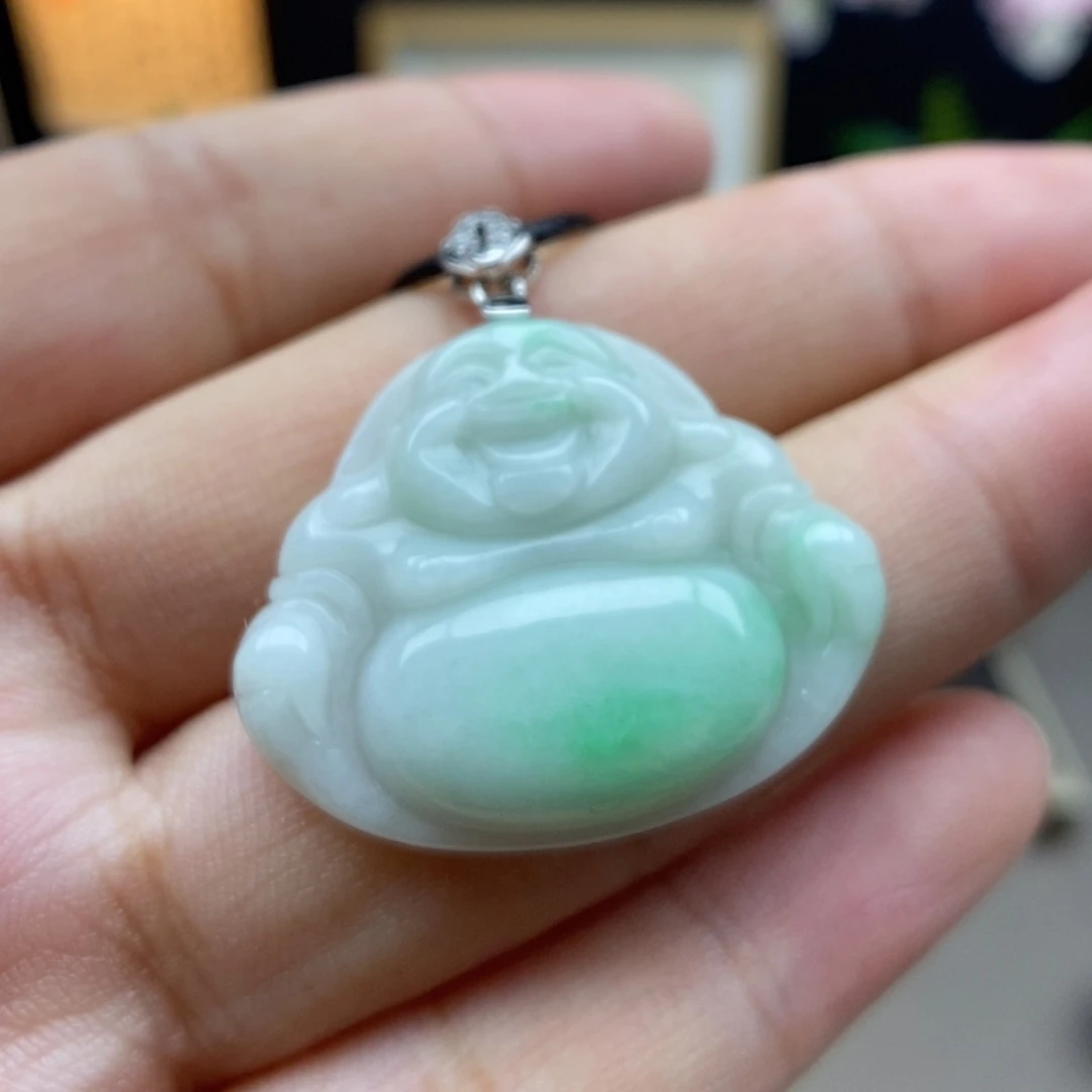 翡翠银S925镶嵌颈饰吊坠8