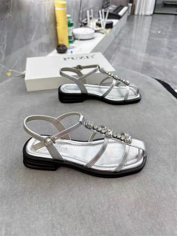 【孟孟推荐】a103，平底罗马凉鞋