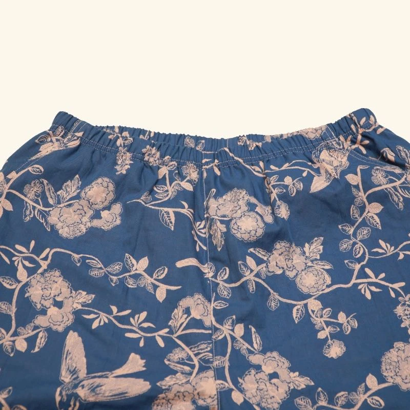 【雅趣】双层纱色织男女同款短裤