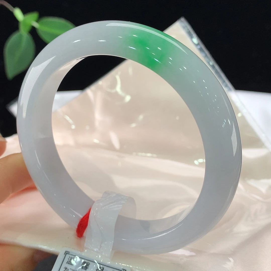 翡翠未镶嵌手镯0354