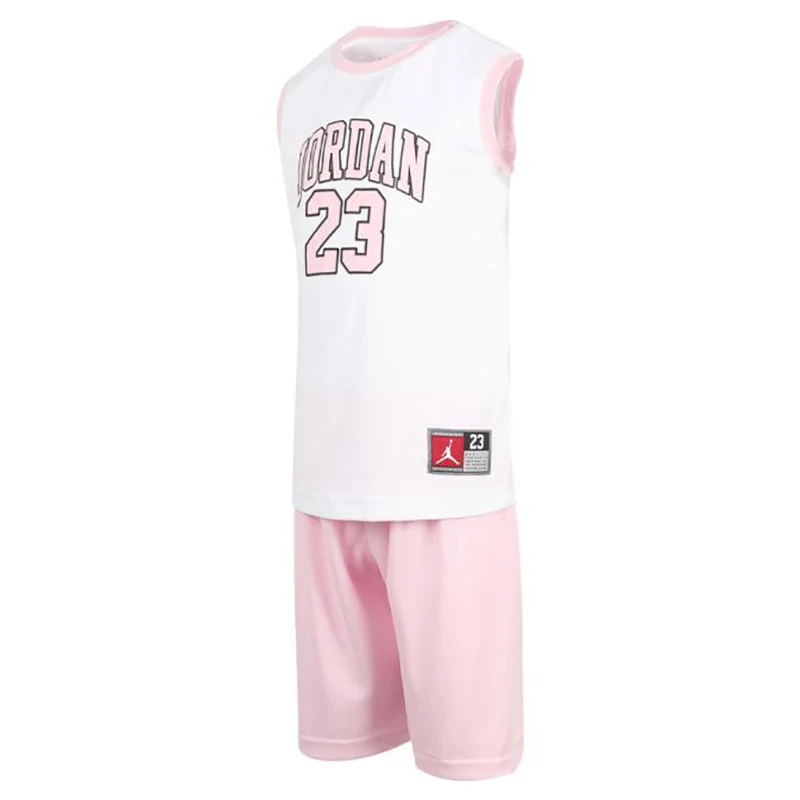 【耐克专属】NIKE耐克小童背心/短裤短袖套服JD2422048PS-004