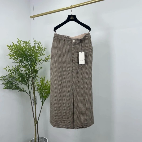 妃鱼/古驰/亚麻/裤子/95新/琰一一七
