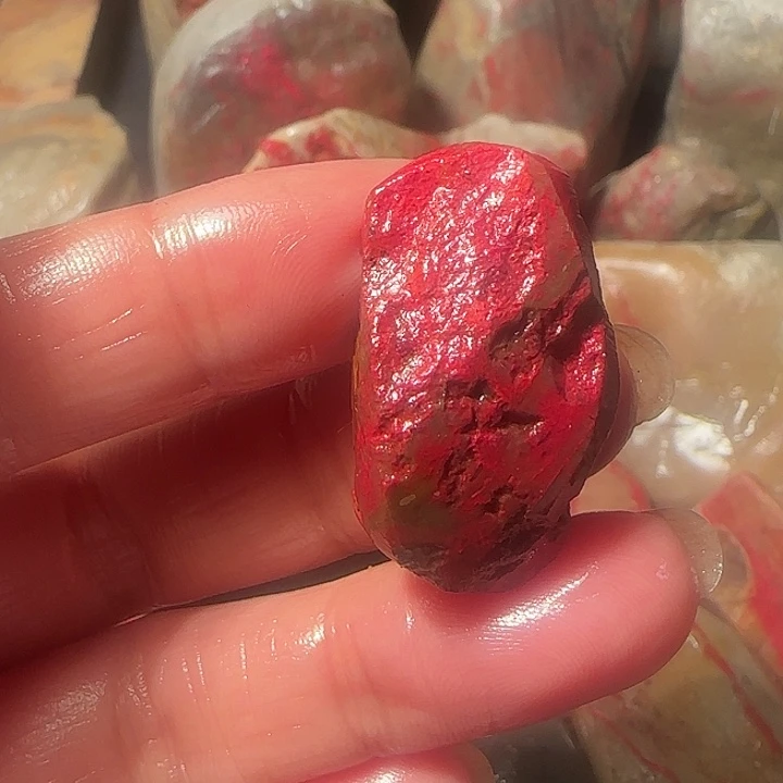 士***击昌化石昌化鸡血石原石