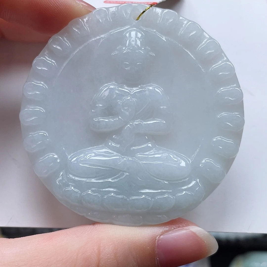 翡翠未镶嵌吊坠(不含链)翡翠