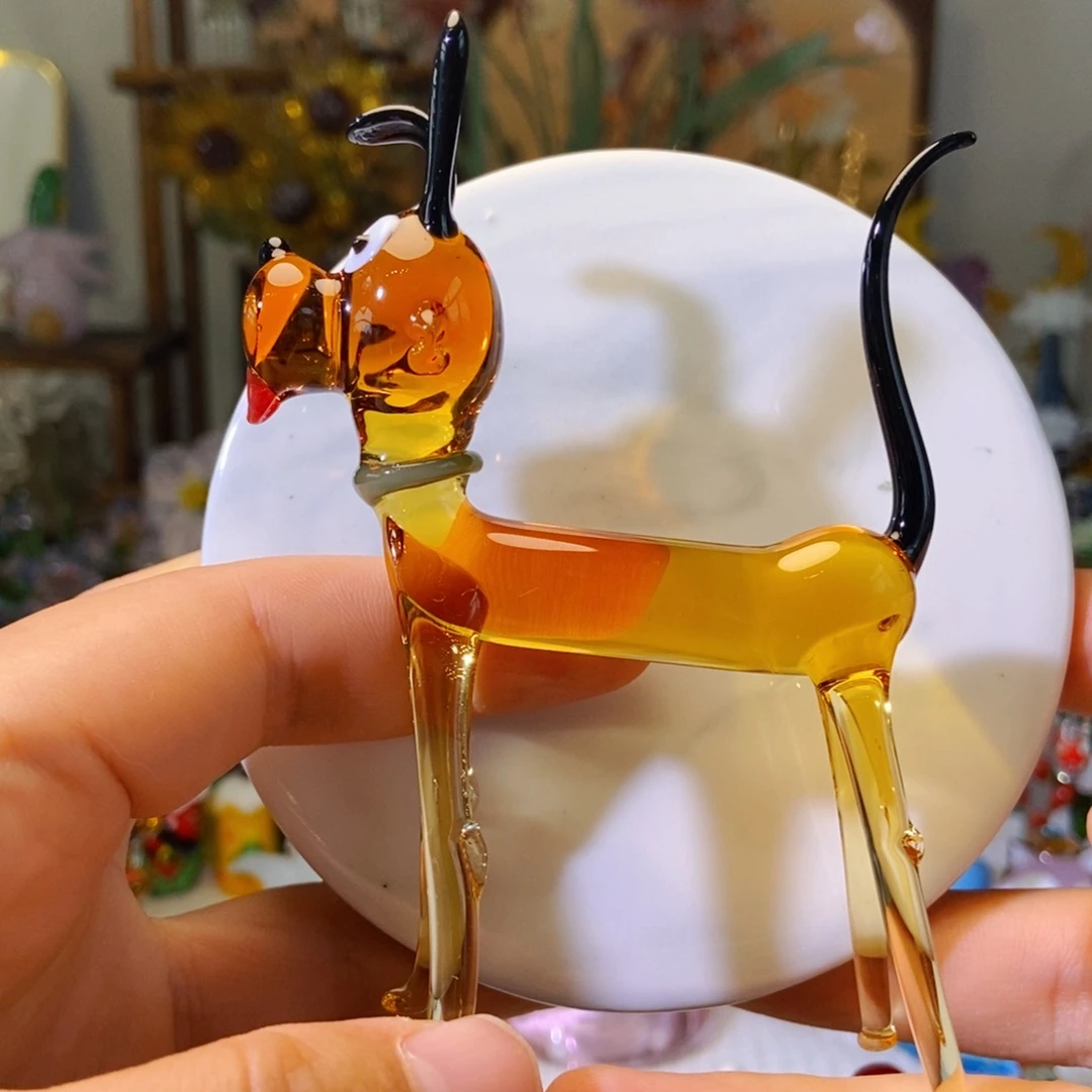 手工艺品琉璃惊喜狗