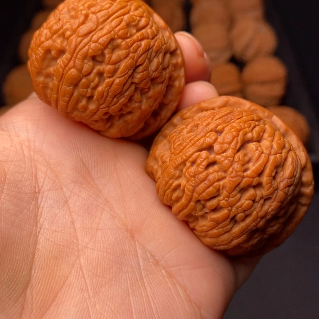 文玩核桃把件秦岭野生核桃