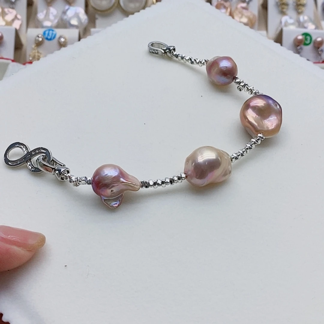 【闪购商品】淡水珍珠耳饰银S925镶嵌