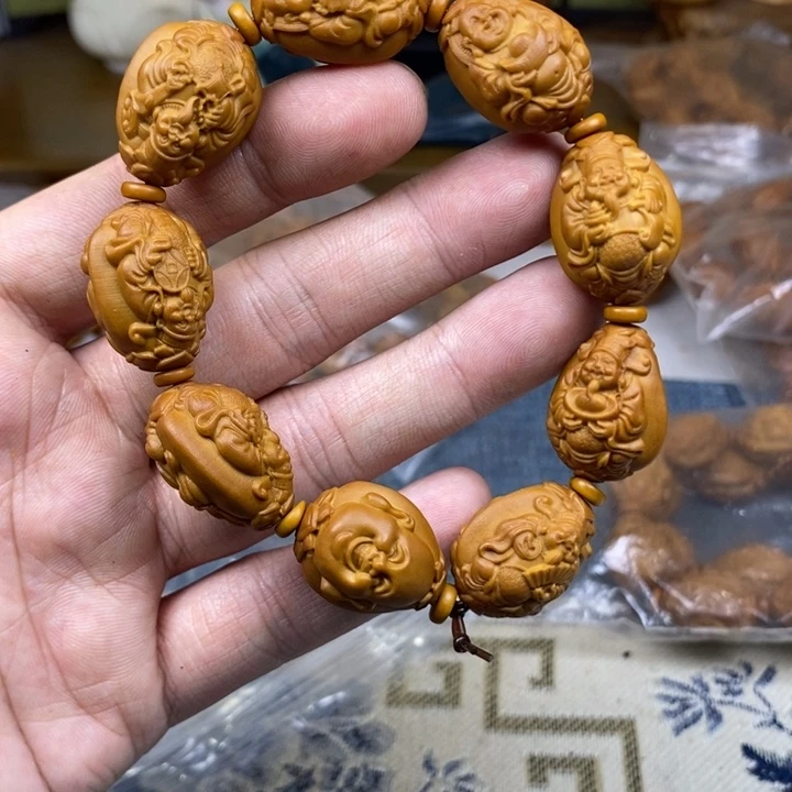 橄榄核手串/手链橄榄核雕工艺手串