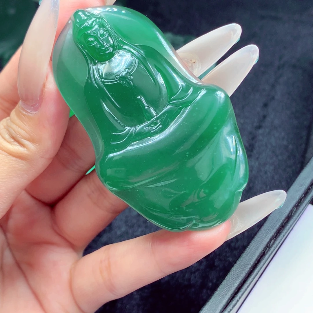 定制翡翠未镶嵌天然缅甸翡翠A货毛货挂件