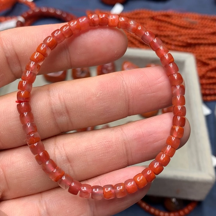 未镶嵌手串南红玛瑙4.9m m