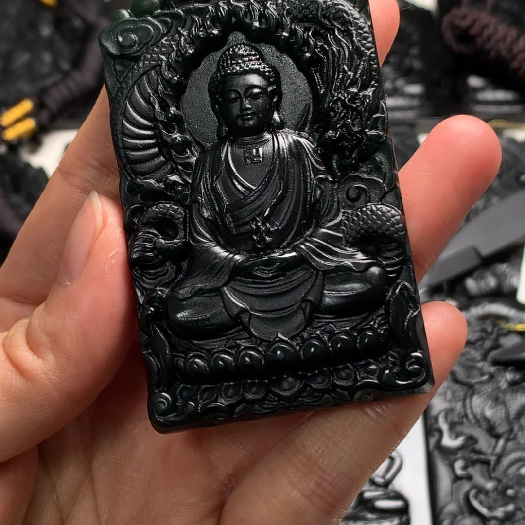 天然a货钢琴黑挂件