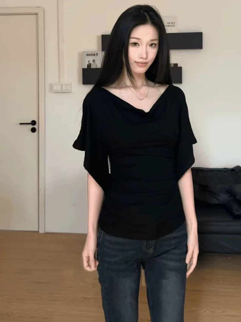 《头头女装》上衣女显瘦气质设计感时尚百搭＃03209