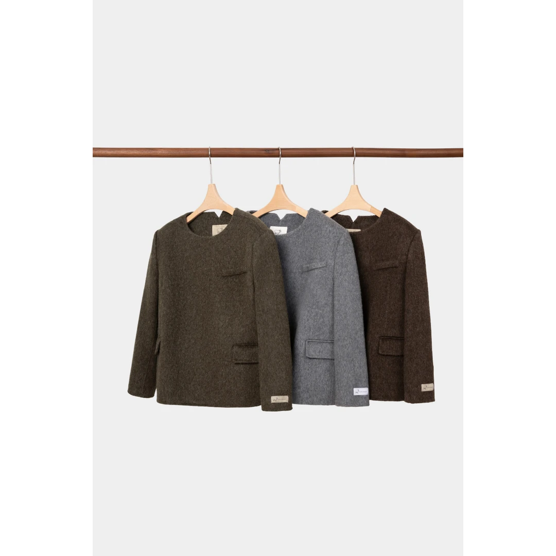 QC杨杨-微胖大码双面呢子羊毛外套女冬季大码毛呢外套ZY3667QC