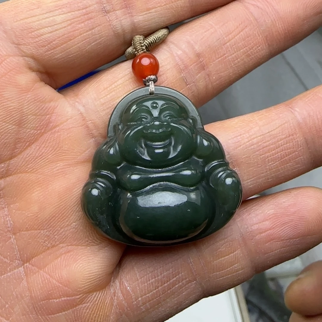 和田玉未镶嵌颈饰35