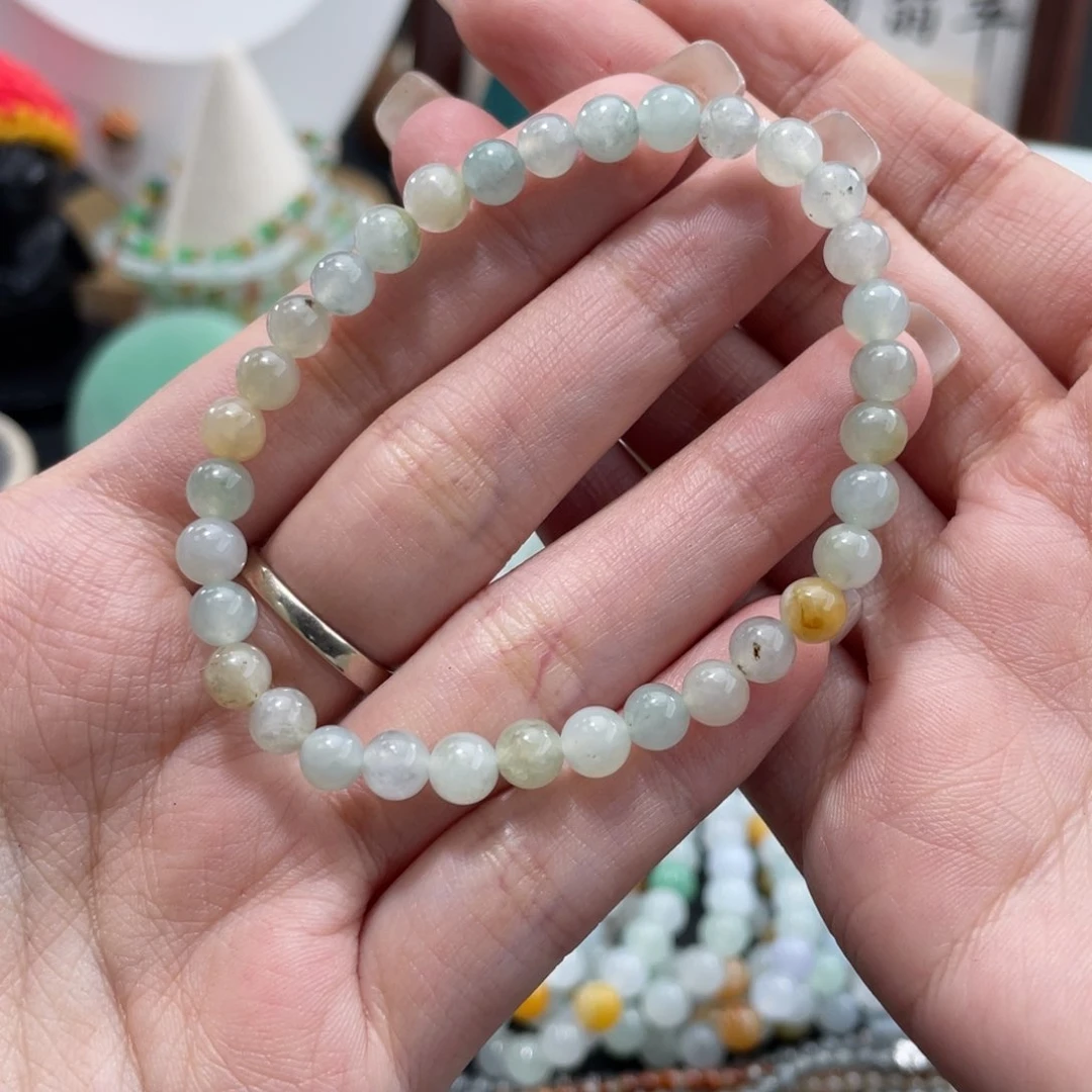 翡翠未镶嵌颈饰卡5+