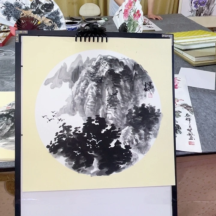 国画张圣敏先生纯手绘作品