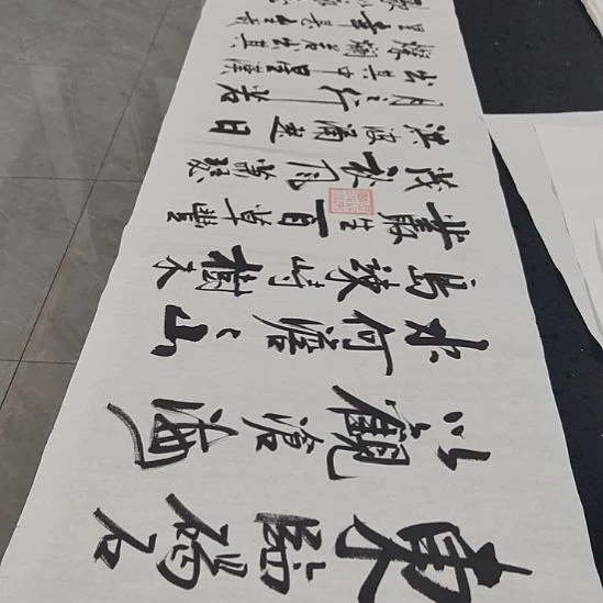 洛伊书画白武坤老师作品一副