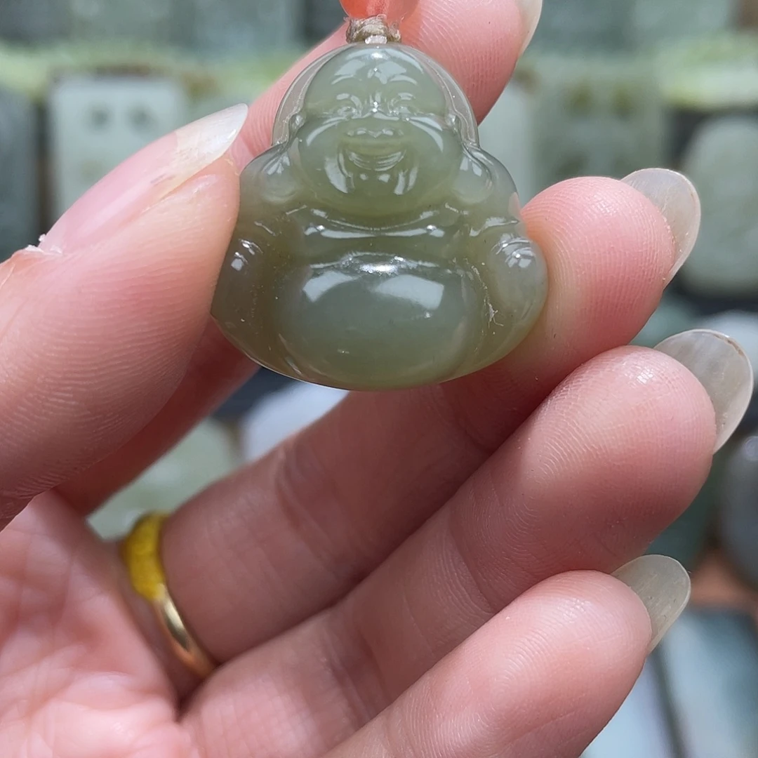 和田玉未镶嵌吊坠(不含链)