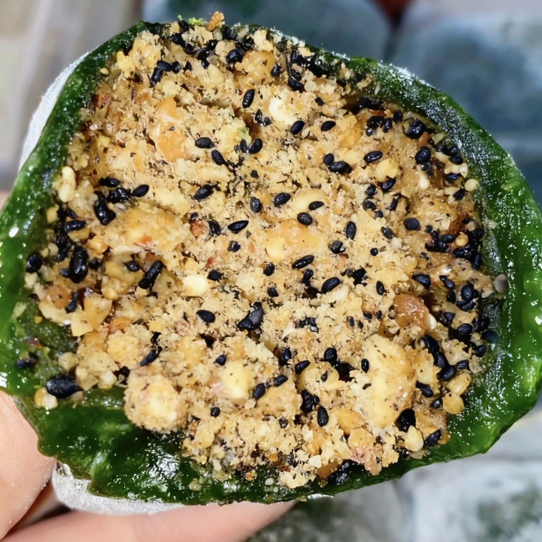 【惠州特色手工糕点】客家艾糍罗浮山小糍粑芝麻花生红豆糯米现磨青团糯糯叽叽零食手工500g一盒罗浮山特色美食