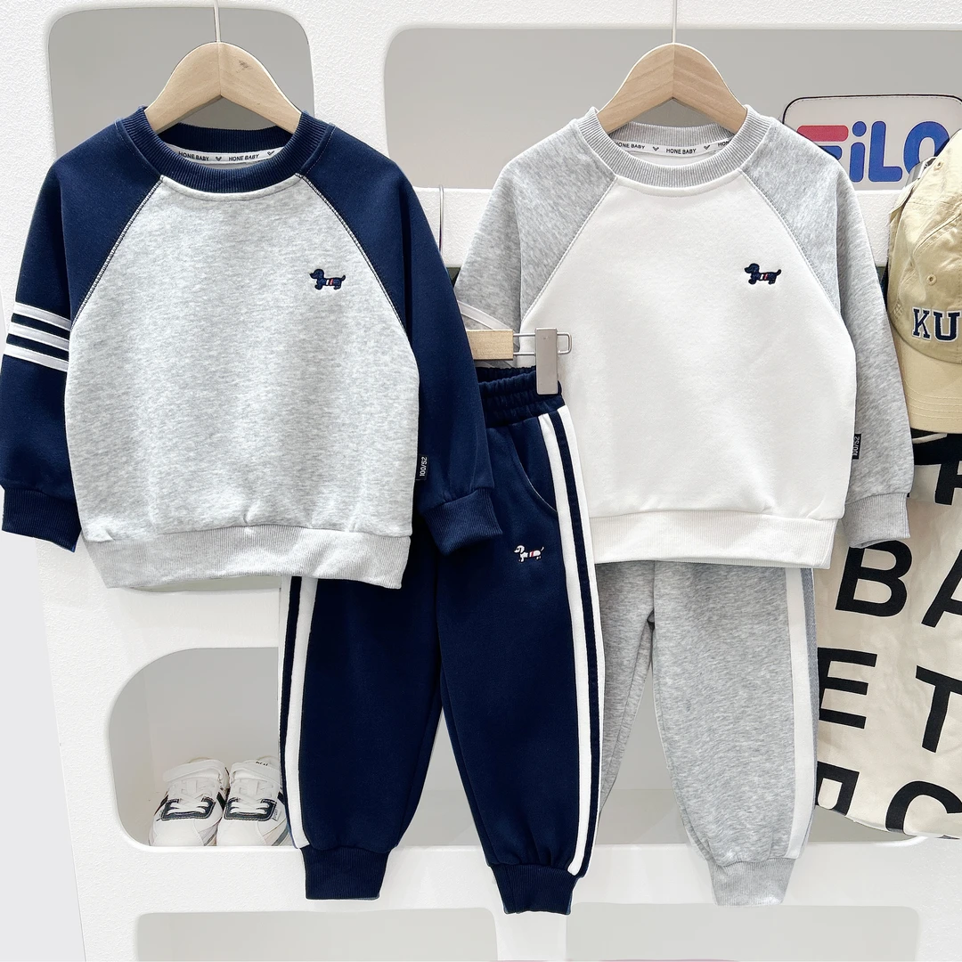 男童运动套装2025秋季新款中大童儿童外套卫衣长裤子两件套5701