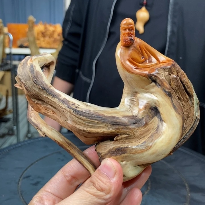 柏木（崖柏）手把件