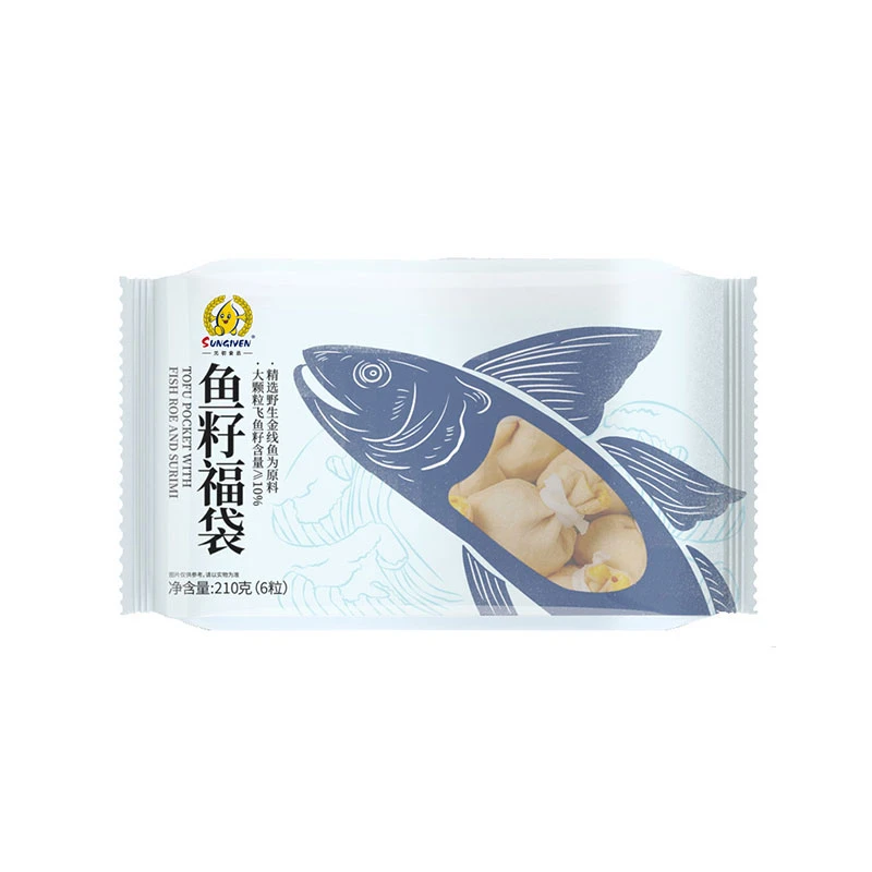 元初食品元初鱼籽福袋210g*2份日式风味火锅料关东煮鱼籽丸子冻品
