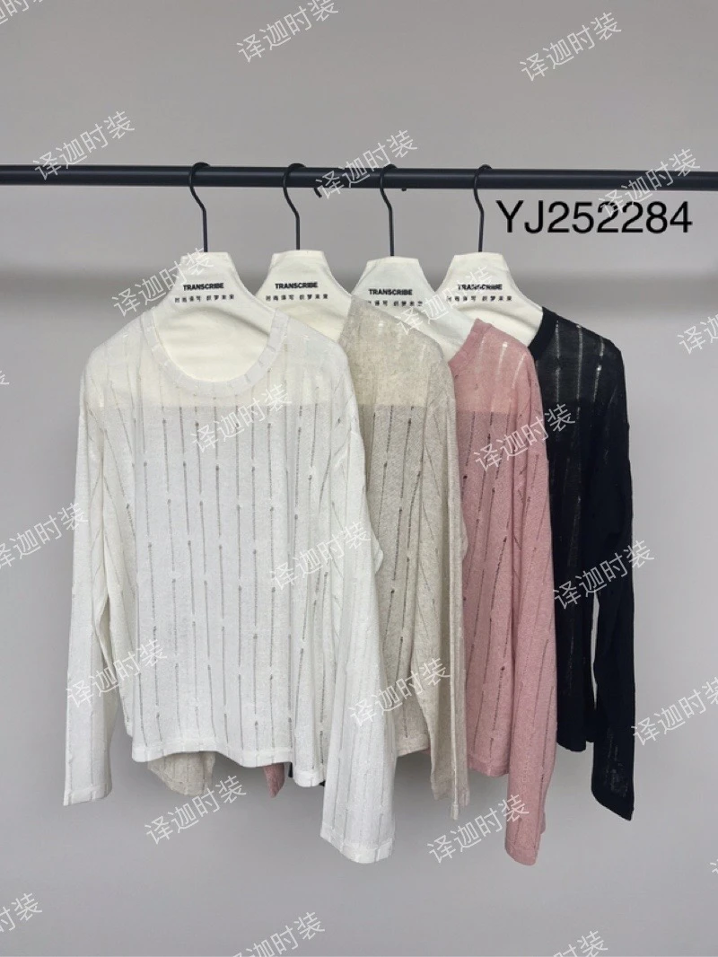 画你春季新款休闲镂空衫252284