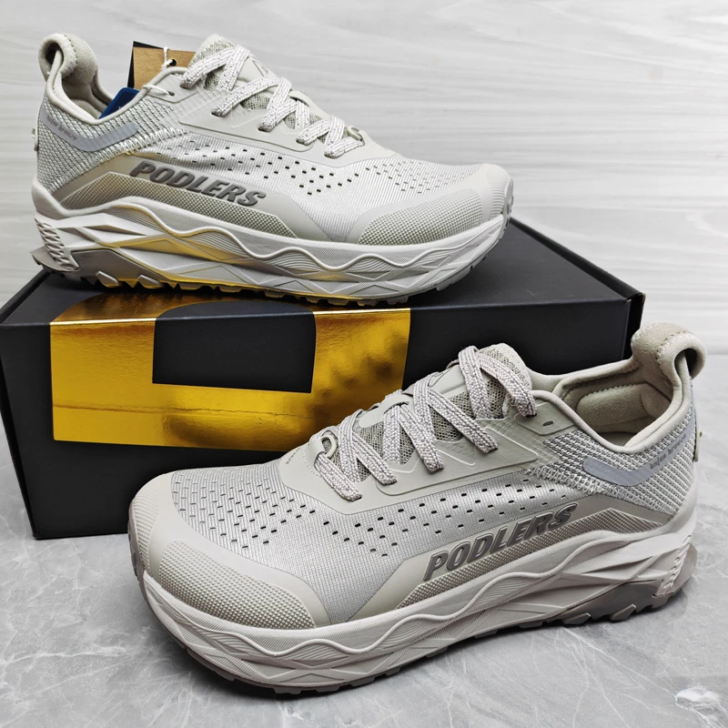 高端男女鞋4E宽楦轻便透气防滑耐磨休闲运动户外越野跑鞋徒步鞋子