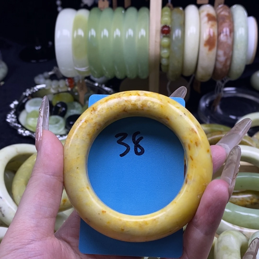 蛇纹石玉未镶嵌手镯52.1