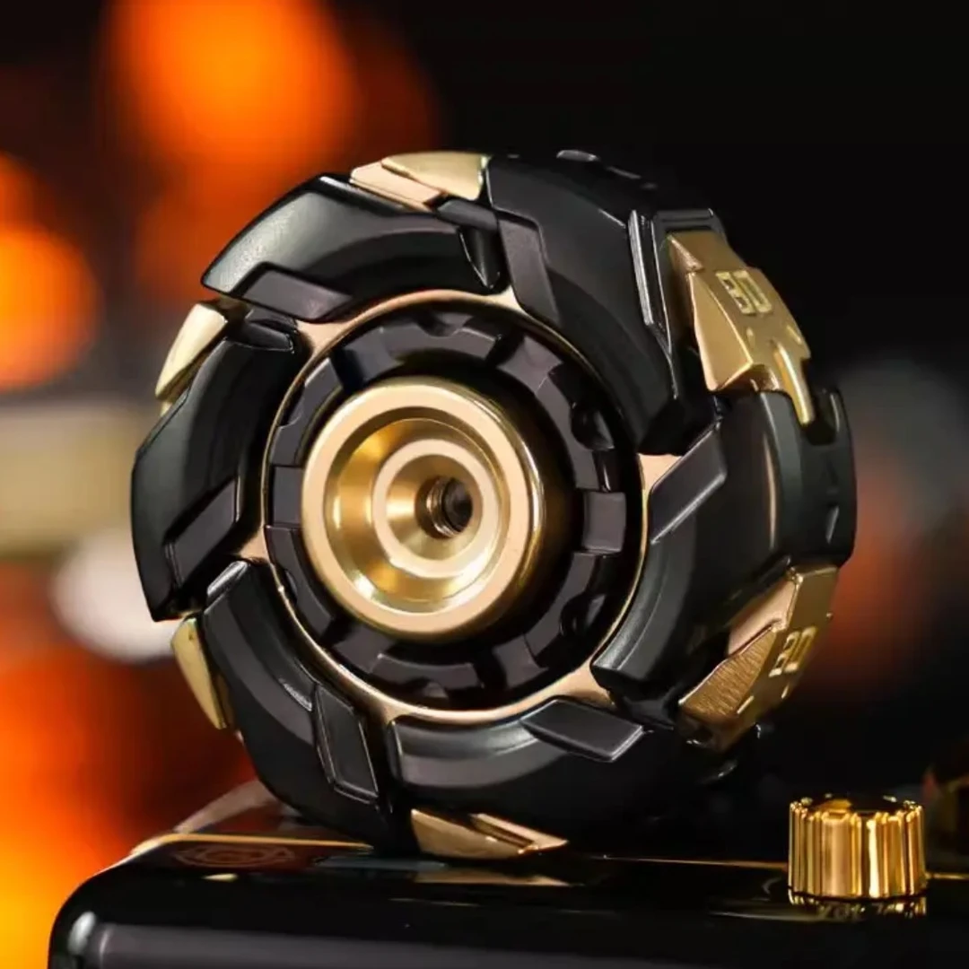 暴躁08指尖陀螺edc躁动青春版旋转开甲减压神器无聊男生解压玩具