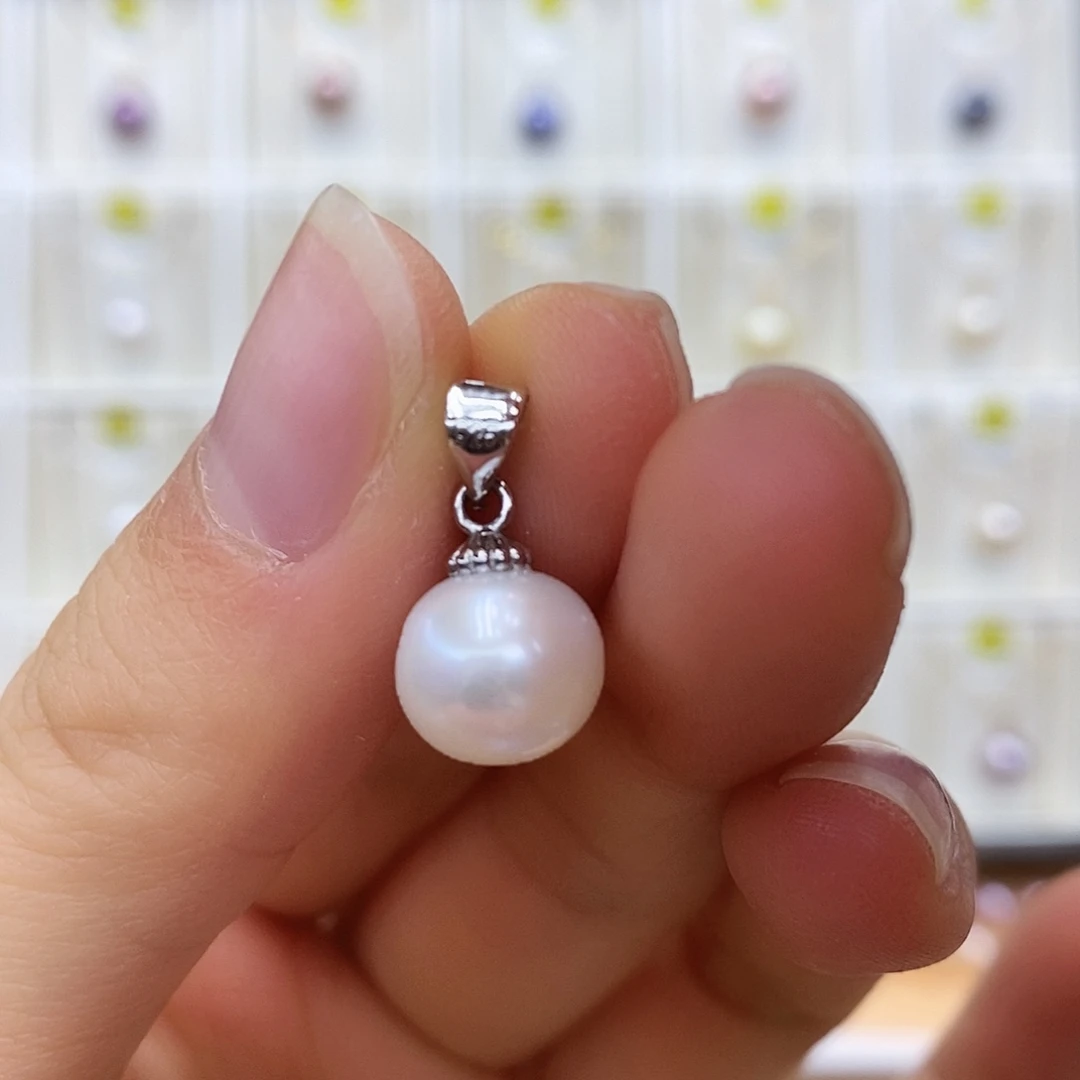 吊坠(赠链)淡水珍珠合金