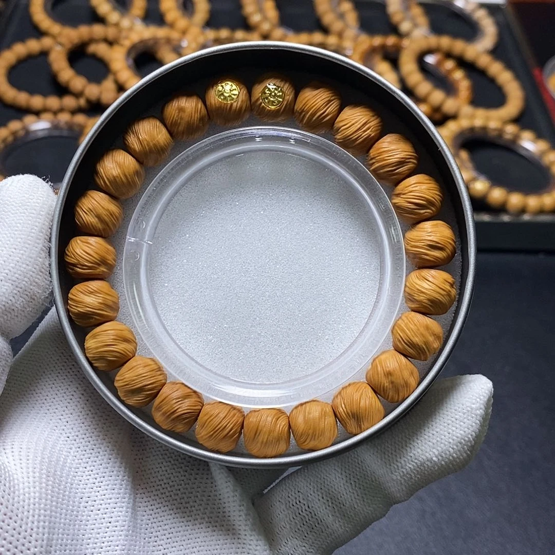 猴头核桃手串18k双标鬼印 11左右 全品 229号