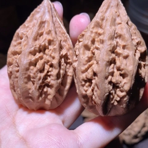 把件文玩核桃东北野生楸子小园 143