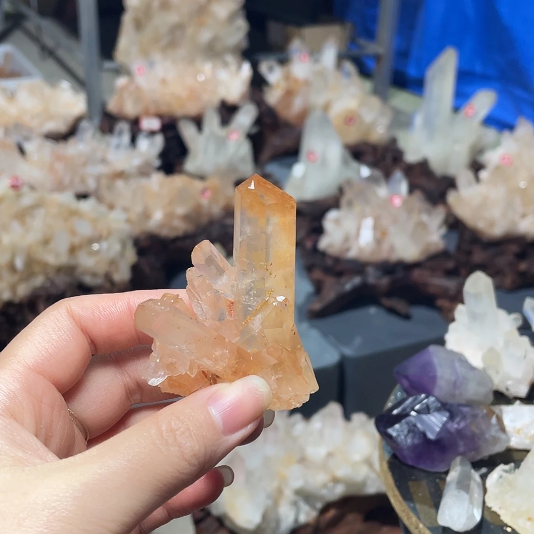 海***川水晶珠宝半成品银S925镶嵌