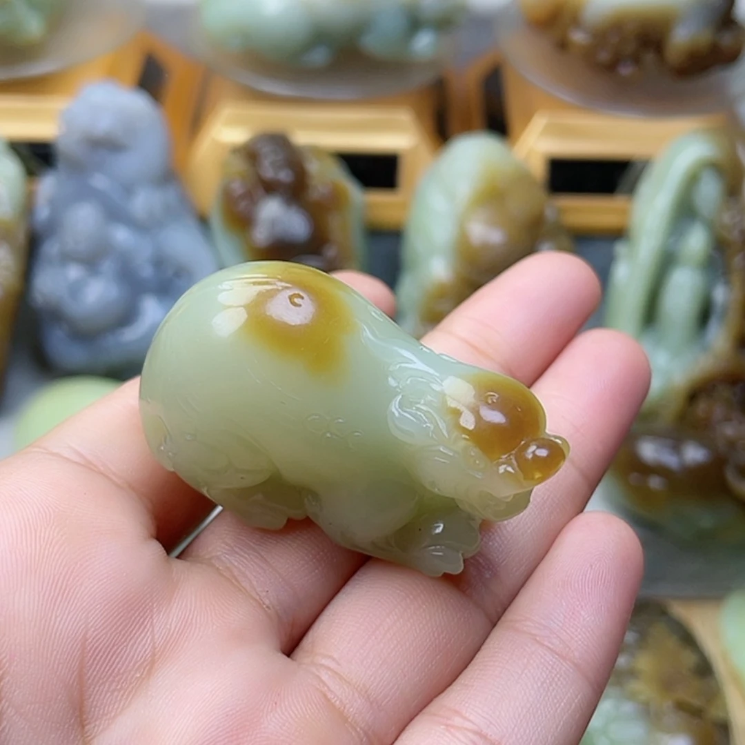 【闪购商品】未镶嵌和田玉挂件秋*