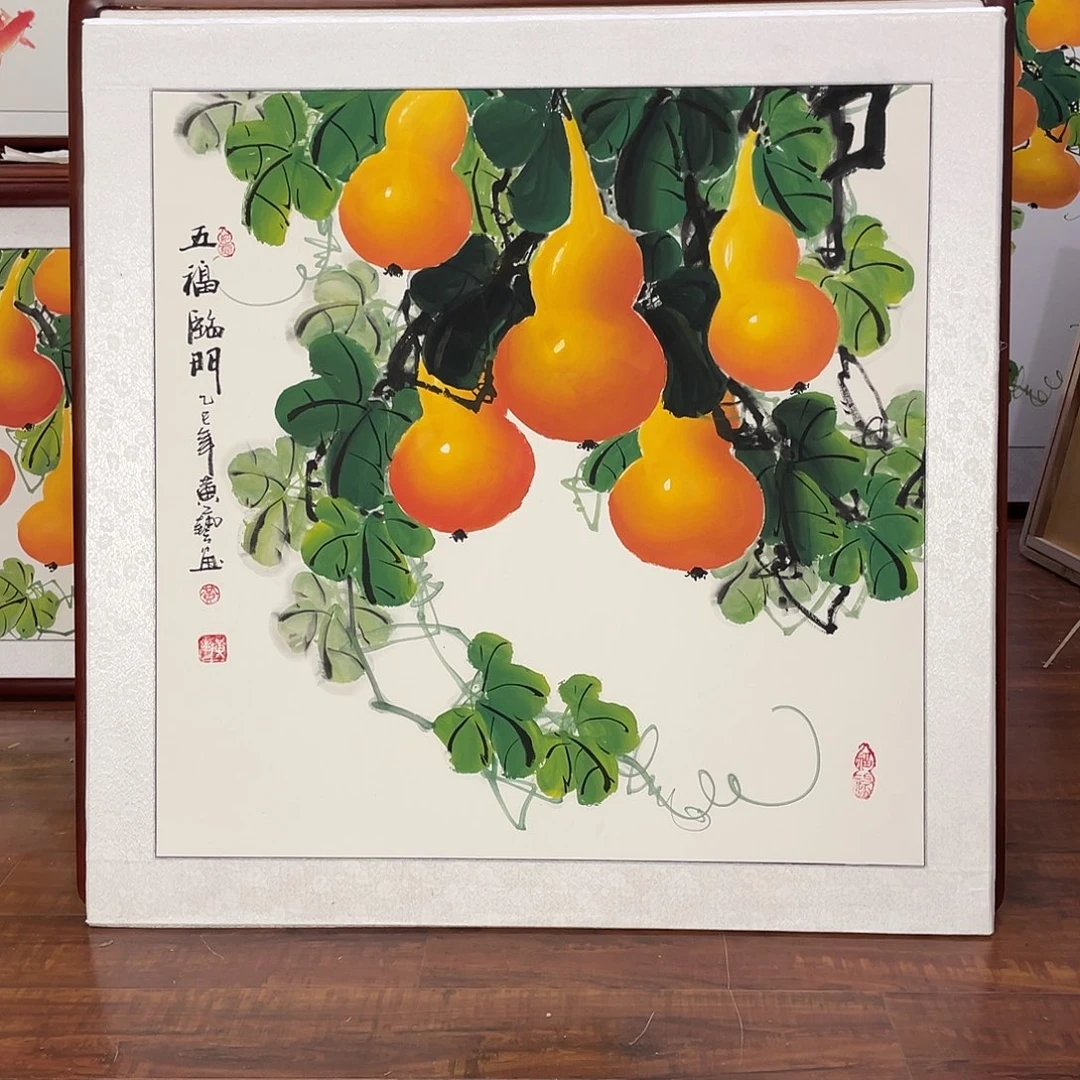 国画带框尺寸83*83厘米