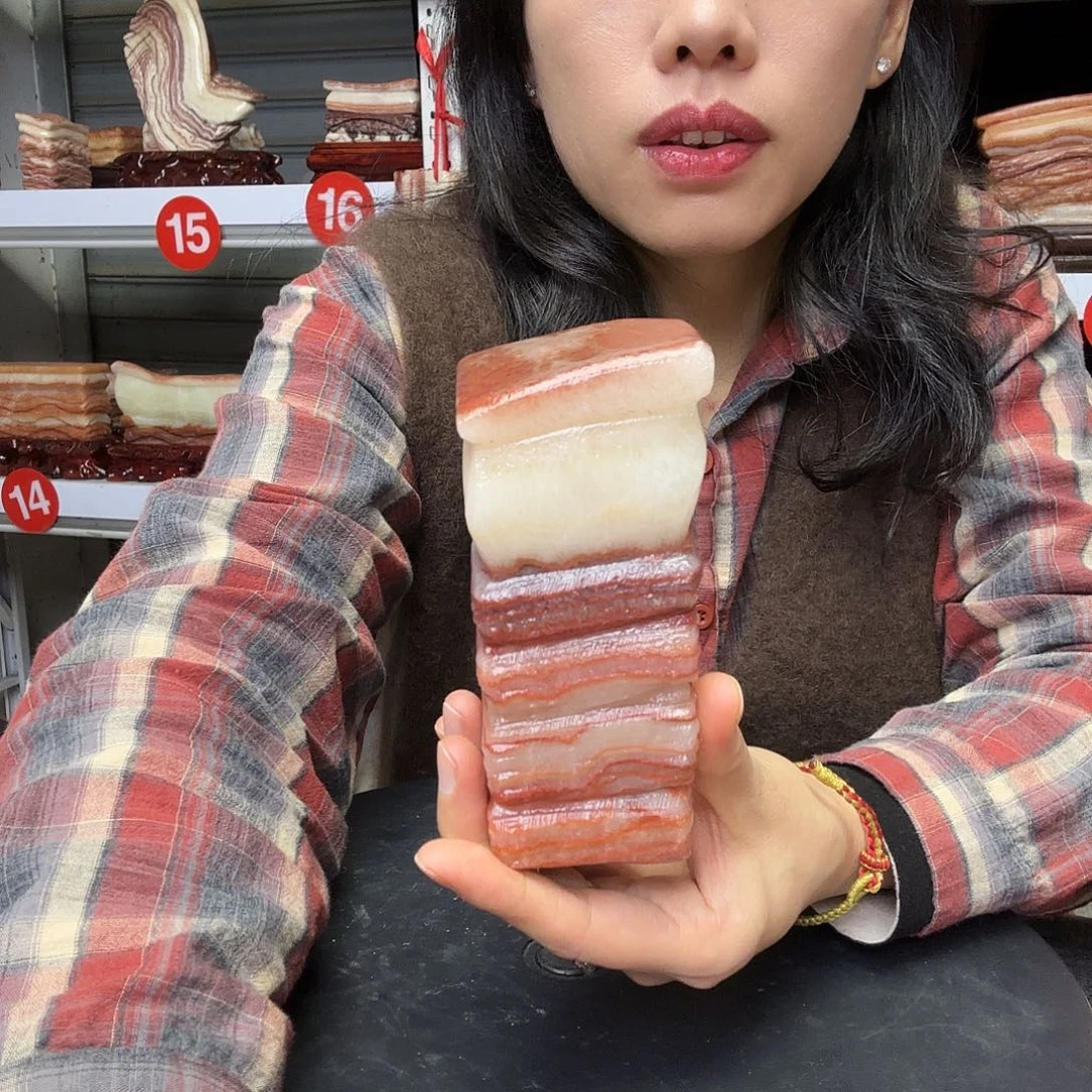 石材广西天然猪肉石头