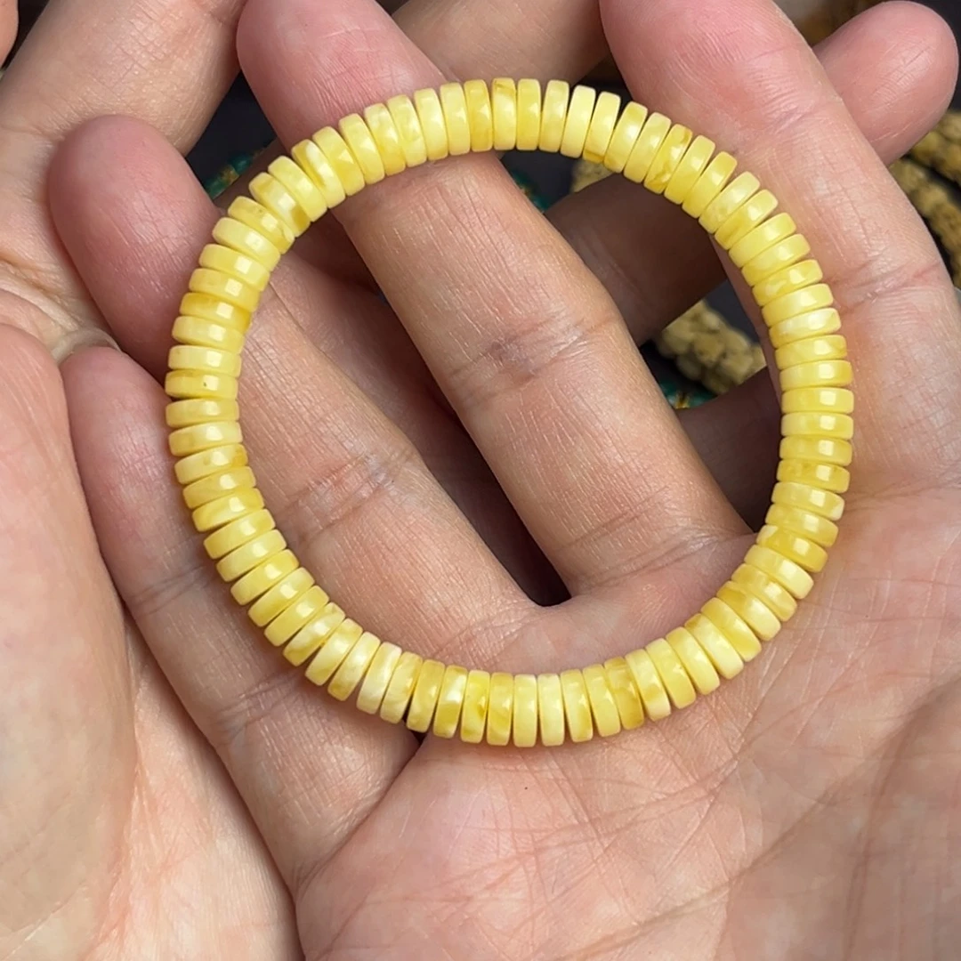 琥珀未镶嵌裸石7浓蜡药片