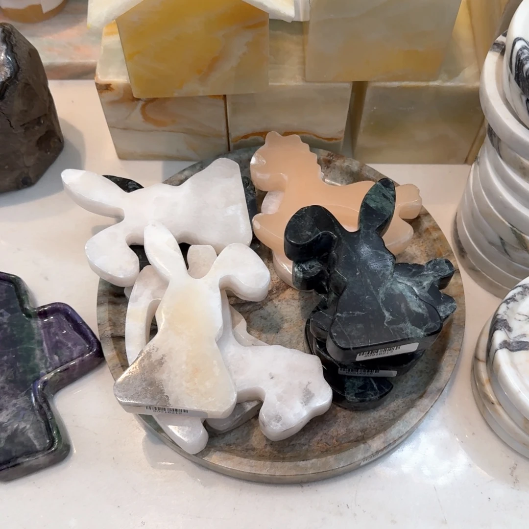 石材天然奢石动物摆件