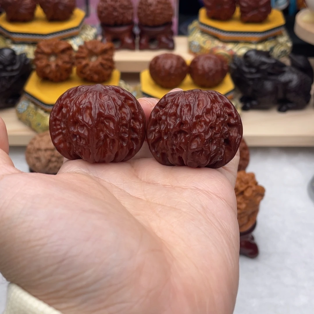 把件文玩核桃38磨盘
